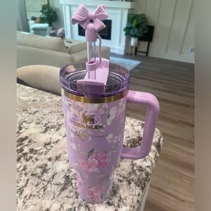 The Stanley X LoveShackFancy Quencher | 40 Oz - Happy Thoughts